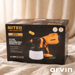 Akumulatorowy pistolet malarski bez baterii