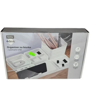 Organizer na biurko z USB