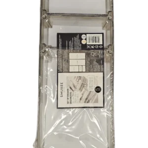 SMUKEE Zestaw organizerów do szuflad 5 pojemników transparentne