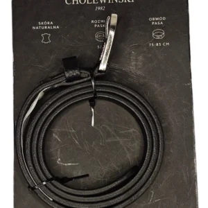 PASEK CHOLEWIŃSKI S/M 75-85 CM CZARNY